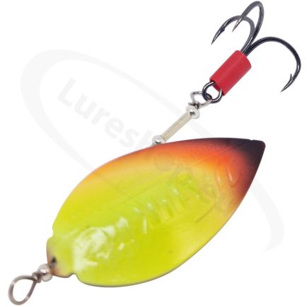 2pcs Floating Duck Lure 10.5cm Bass Bait Fishing Tackle Fluorescent Yellow