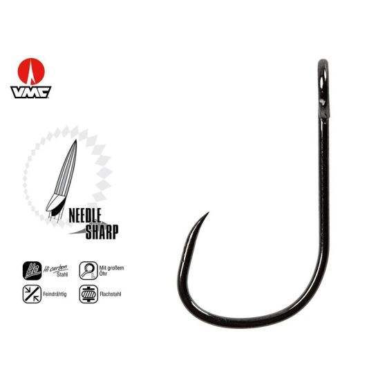 Vmc 7239 Single Hook For Spinners-Barbless-2