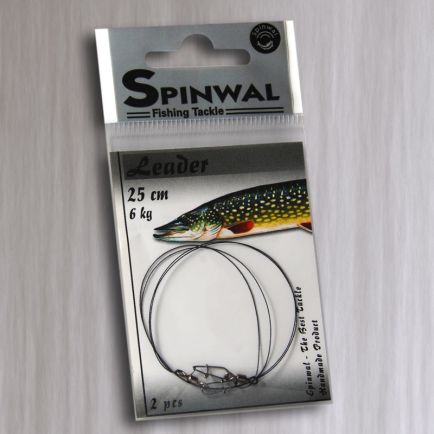 Spinwal Wolfram Spinning Leaders 25cm/6kg/2pcs